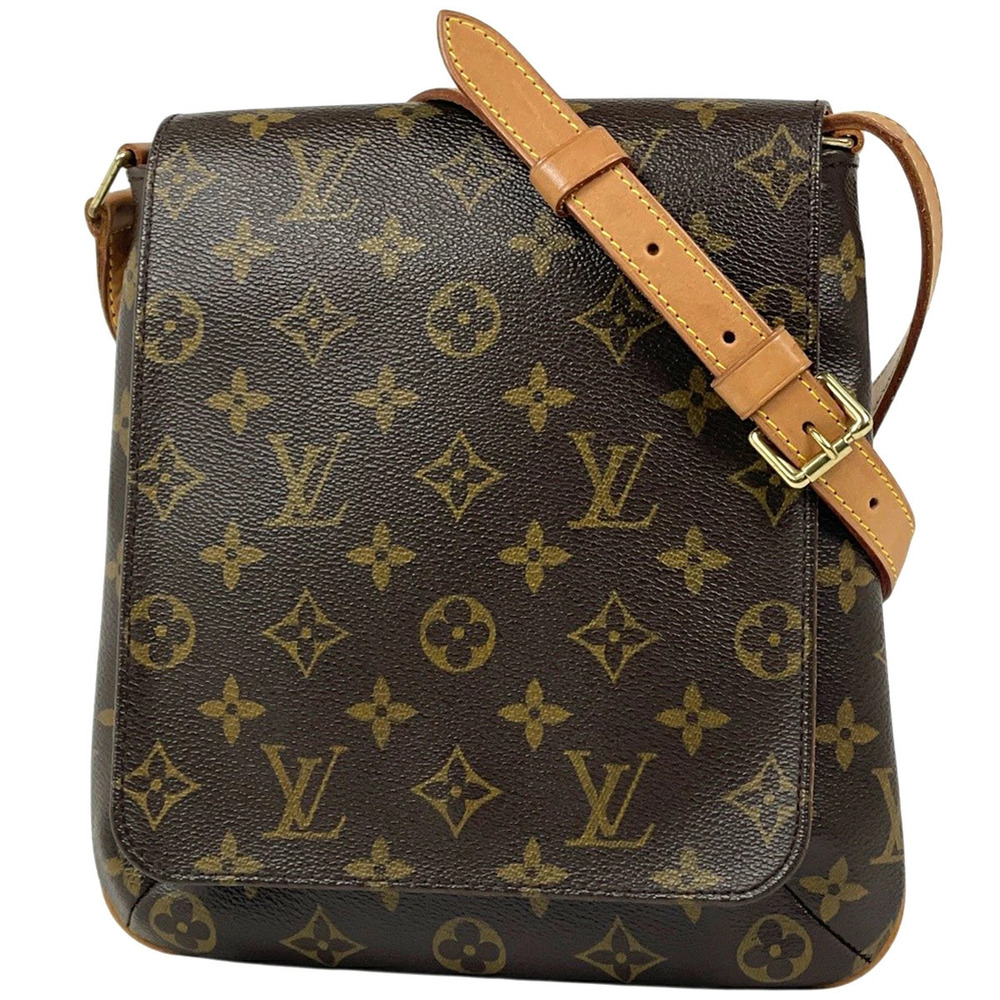 Louis Vuitton Musette Salsa Long Crossbody Bag Monogram Brown
